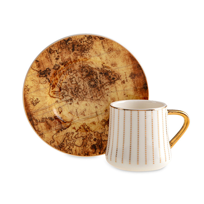 Jumbo World 2 Kişilik Kahve Fincan Takımı