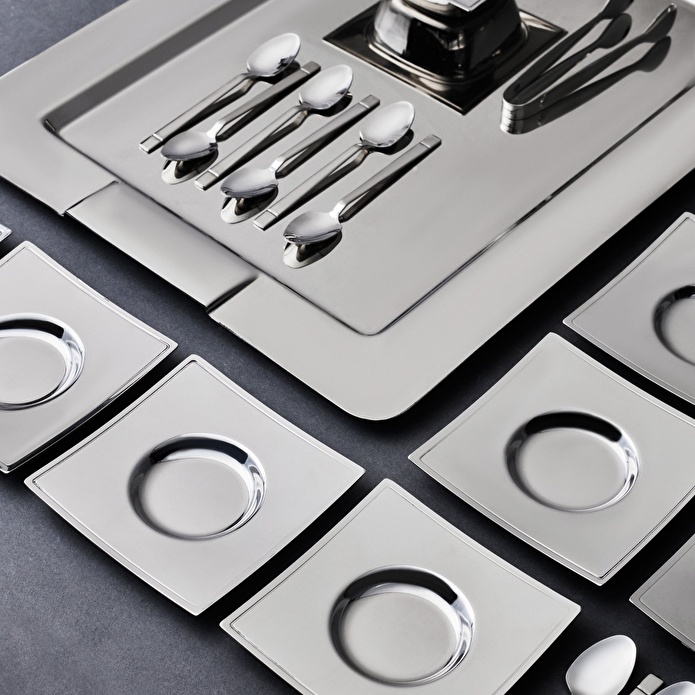 Jumbo Danica 28 Parça Krom Çay Seti