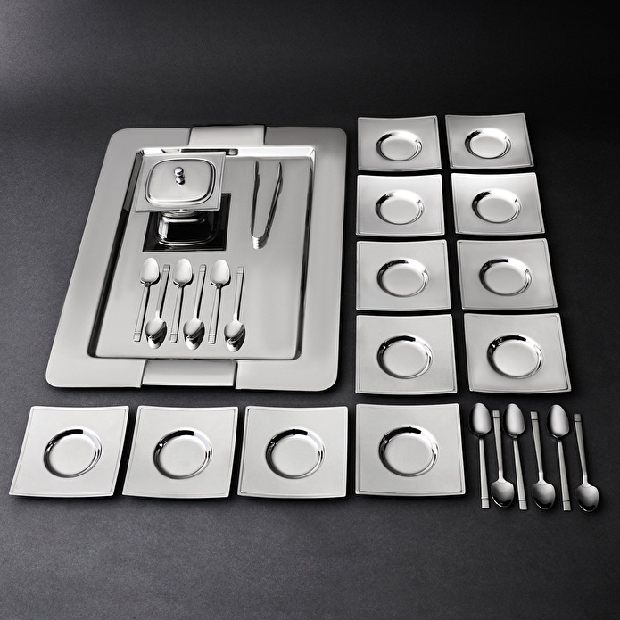 Jumbo Danica 28 Parça Krom Çay Seti