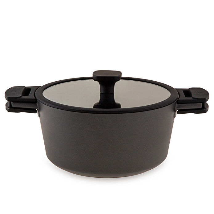 Jumbo Black Cook 7 Parça İndüksiyon Tabanlı Döküm Tencere Seti
