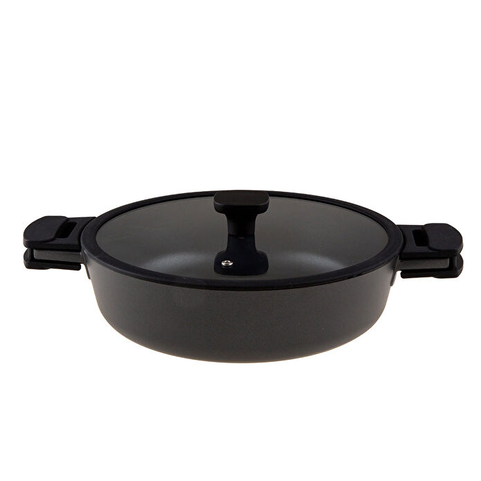 Jumbo Black Cook 7 Parça İndüksiyon Tabanlı Döküm Tencere Seti