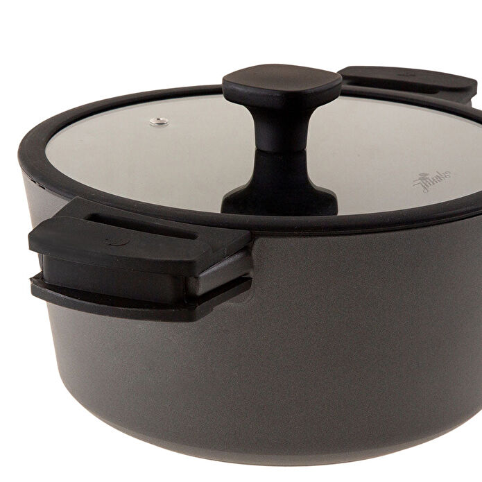 Jumbo Black Cook 7 Parça İndüksiyon Tabanlı Döküm Tencere Seti