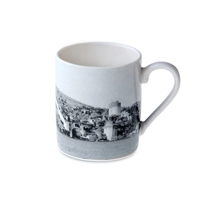 Jumbo X İstanbul Modern Othmar Pferschy-Karşı Kıyıdan Rumeli Hisarın’a Bakış 2 Kişilik Kahve Fincan Takımı