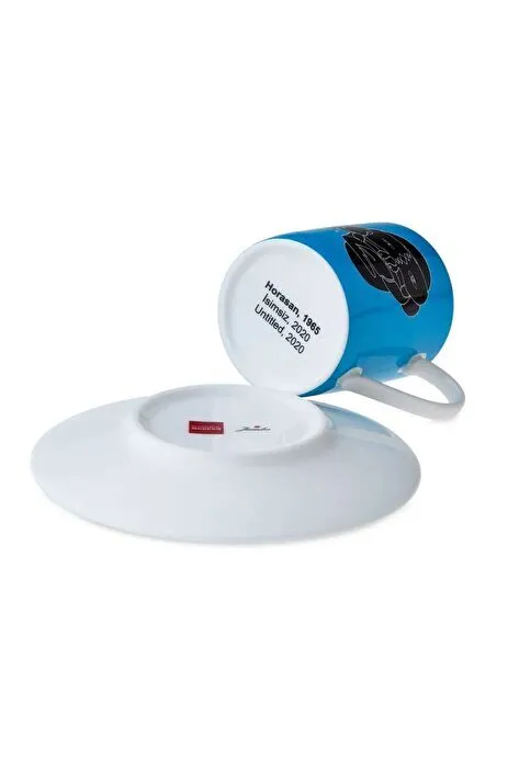 Jumbo X İstanbul Modern Horasan-İsimsiz Mavi 2 Kişilik Kahve Fincan Takımı