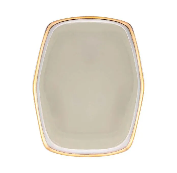 Jumbo Fold Gold 58 Parça 12 Kişilik Kare Yemek Takımı