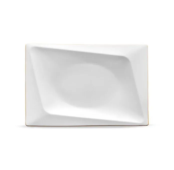 Jumbo Fold Gold 58 Parça 12 Kişilik Kare Yemek Takımı