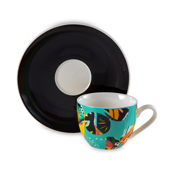 Jumbo Fiori 4'lü Kahve Fincan Takımı 90 ml