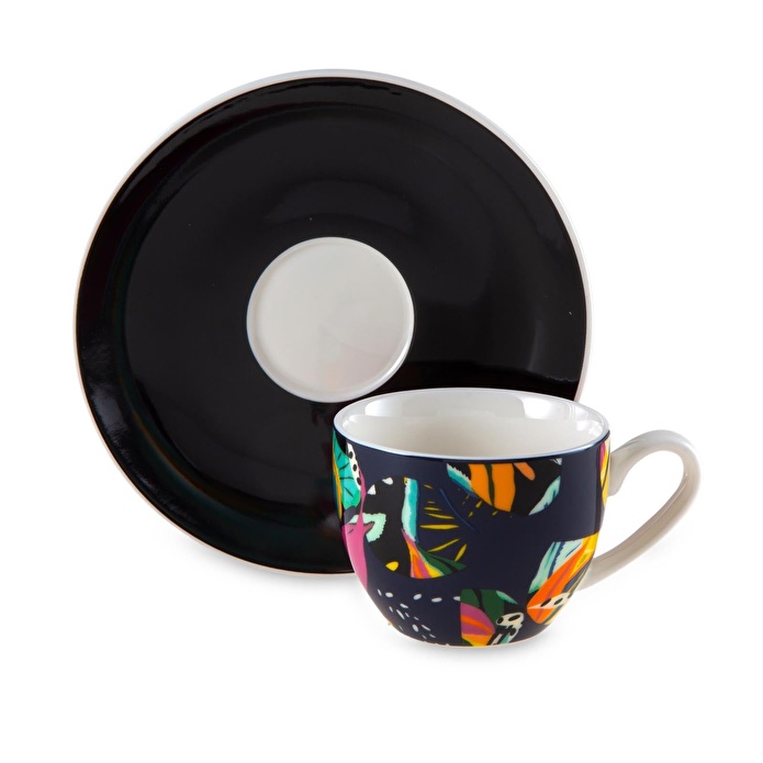 Jumbo Fiori 4'lü Kahve Fincan Takımı 90 ml