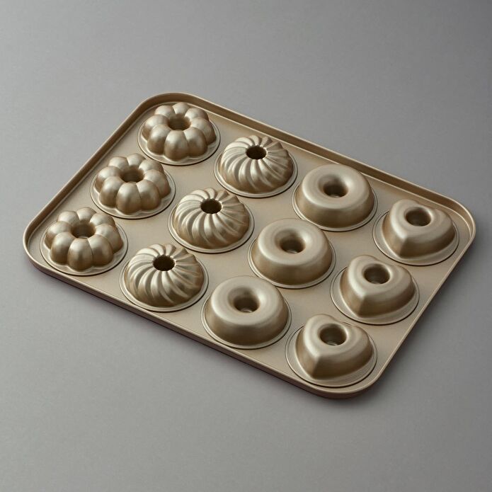 Jumbo Gold Bake Muffin Kalıbı