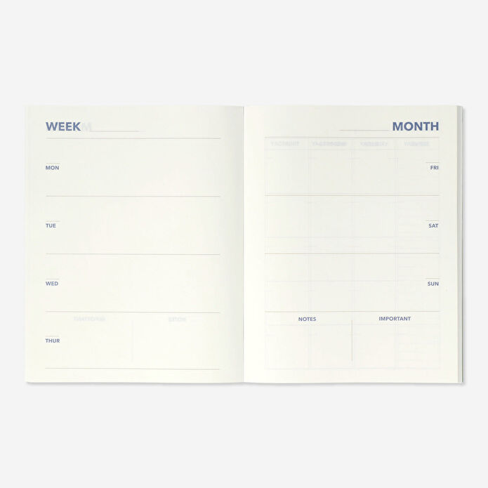 Flying Tiger Copenhagen Tarihsiz Haftalık Planlayıcı Yeşil