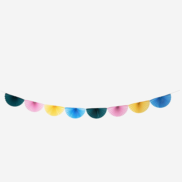 Flying Tiger Copenhagen Çok Renkli Kağıt Yelpaze Asma Süs