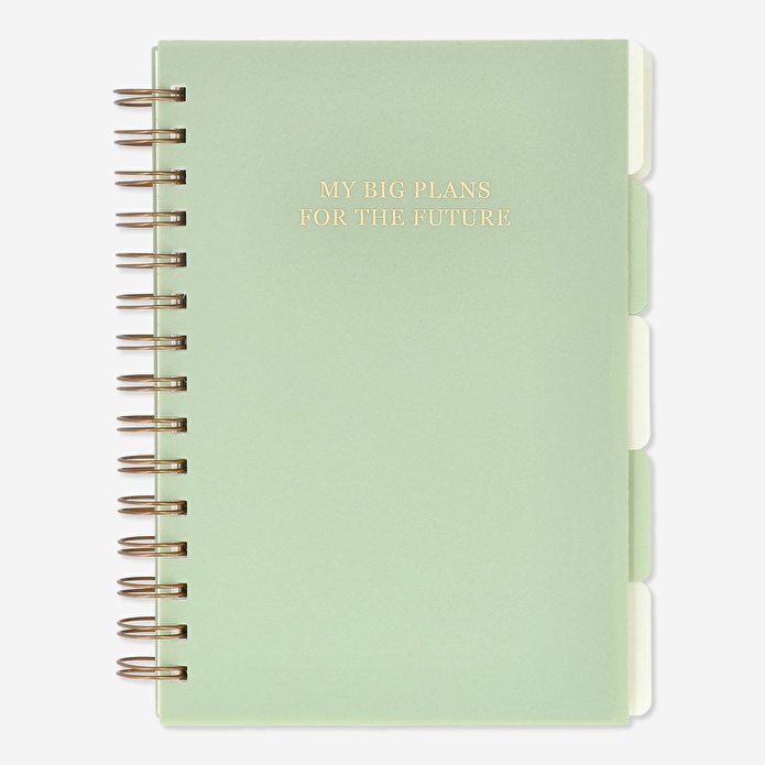 Flying Tiger Copenhagen Bölümlü 150 Yaprak Çizgili A5 Defter