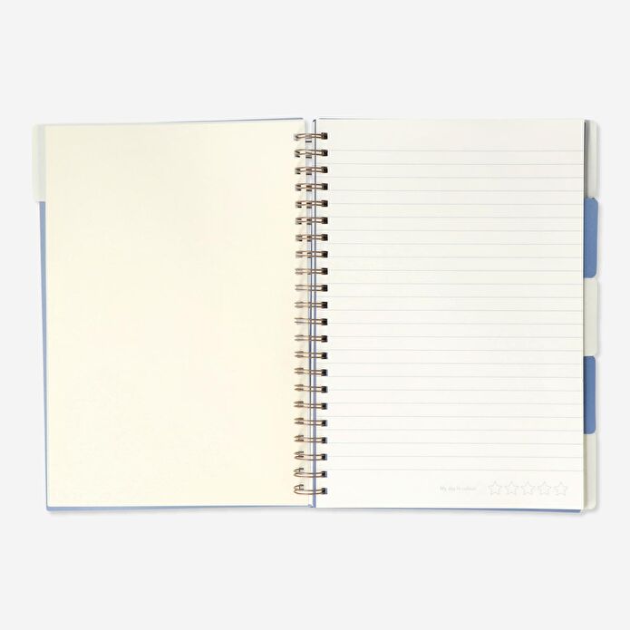 Flying Tiger Copenhagen Çizgili ve Bölümlü A4 Defter