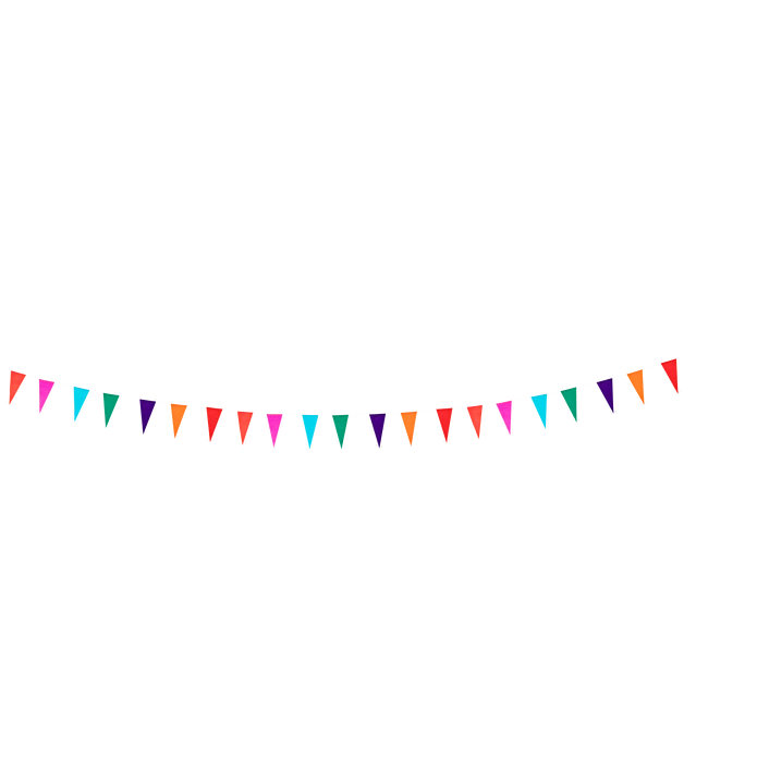 Flying Tiger Copenhagen Çok Renkli Bayrak Asma Süs