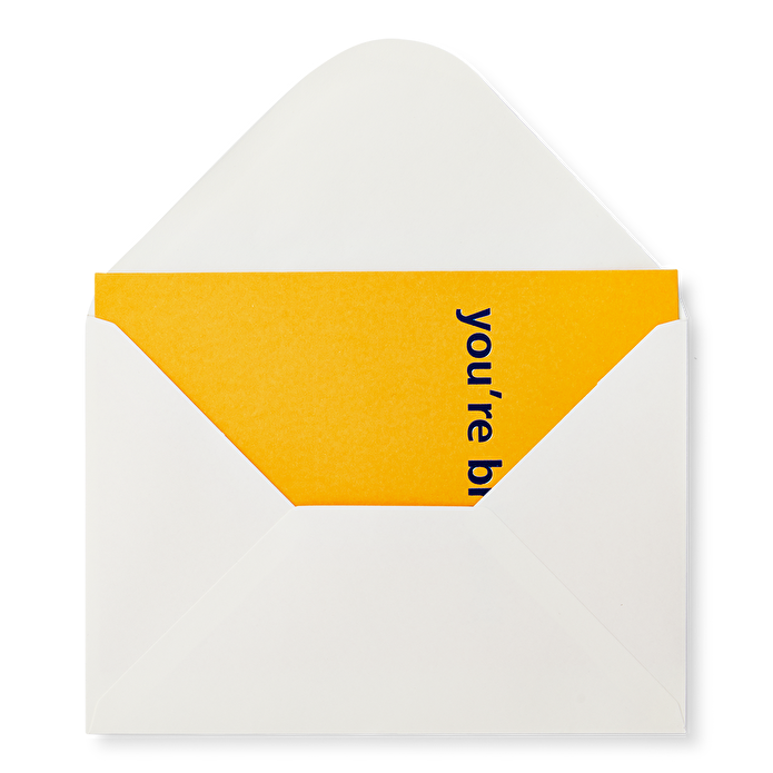 Flying Tiger Copenhagen Sarı You're Brilliant Kart