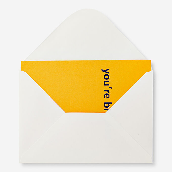 Flying Tiger Copenhagen Sarı You're Brilliant Kart