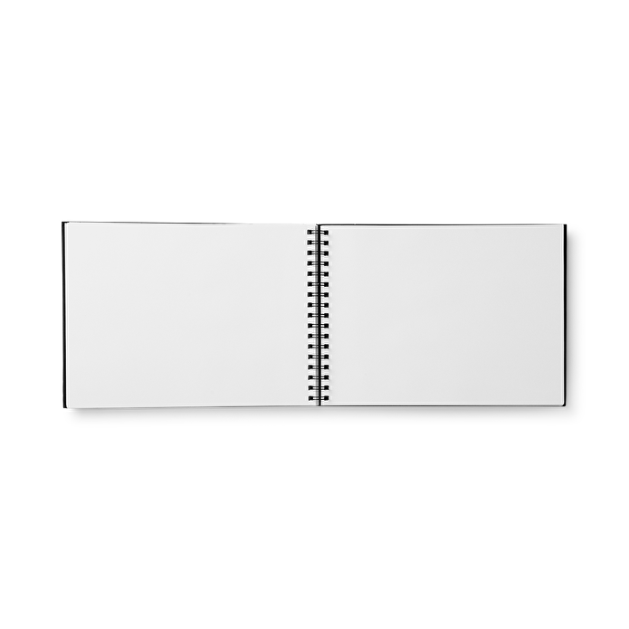 Flying Tiger Copenhagen Siyah Spiralli Eskiz Defteri A4