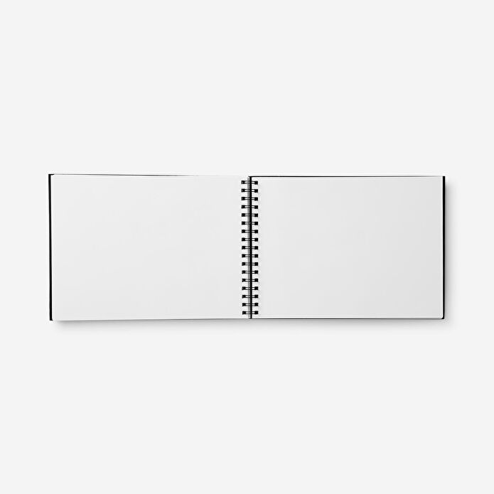 Flying Tiger Copenhagen Siyah Spiralli Eskiz Defteri A4