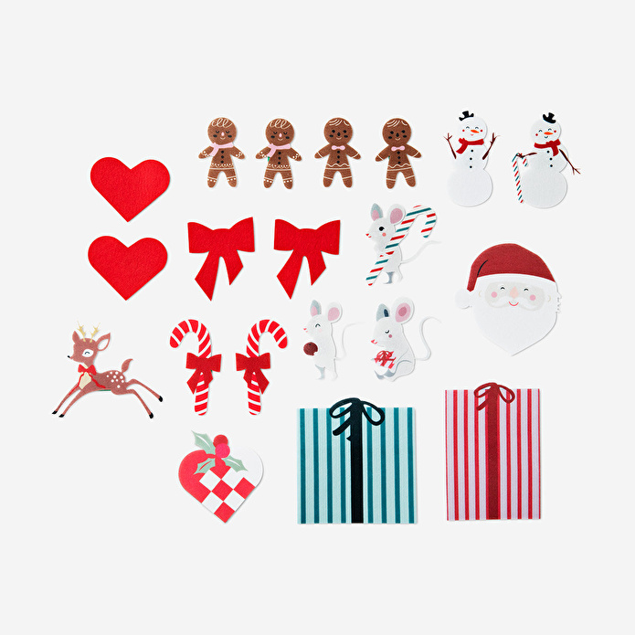 Flying Tiger Copenhagen Kendin Yap Keçe Yılbaşı Ağacı ve Süsü Kiti