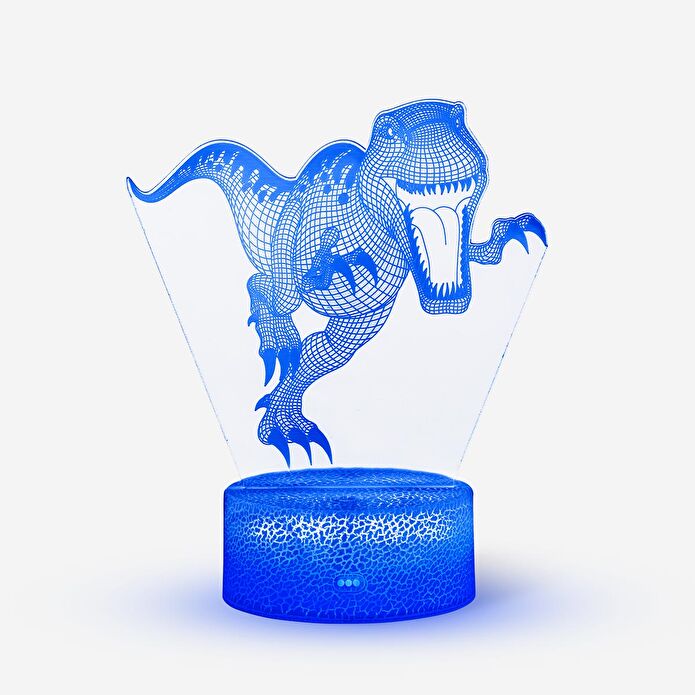 Flying Tiger Copenhagen 3D Dinozor Renk Değiştiren Lambası