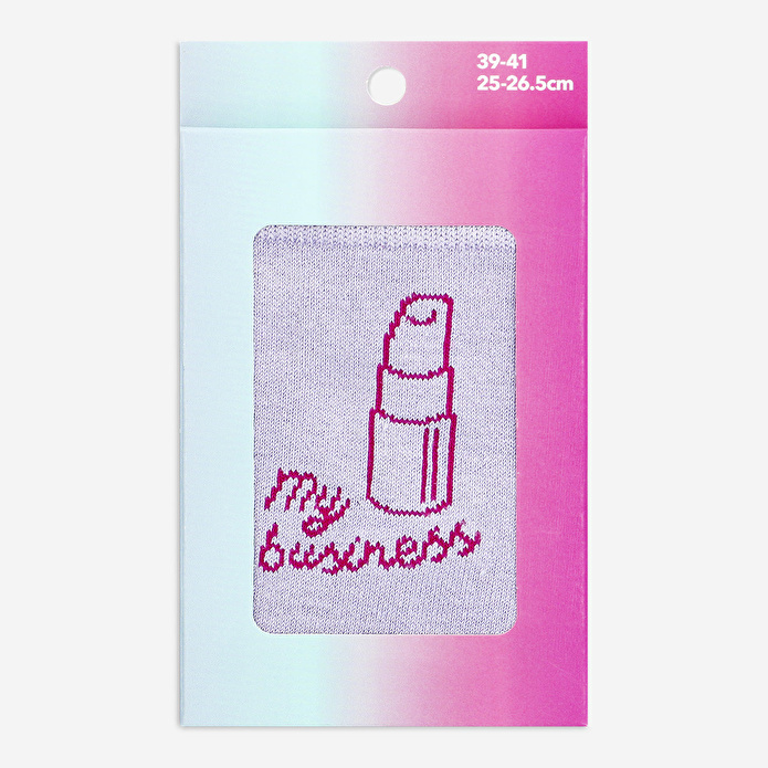 Flying Tiger Copenhagen Ruj Desenli Çorap 39/41