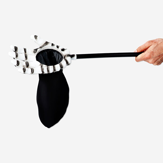 Flying Tiger Copenhagen İskelet Elli Siyah Halloween Çantası