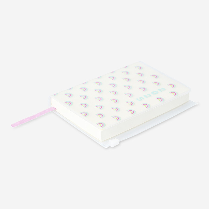 Flying Tiger Copenhagen Gökkuşağı Desenli Kilitli 2025 Günlük Ajanda A6