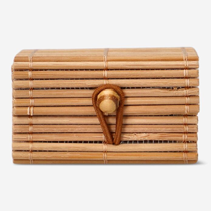 Flying Tiger Copenhagen Bambu Saklama Kutusu 6 x 3,5 cm