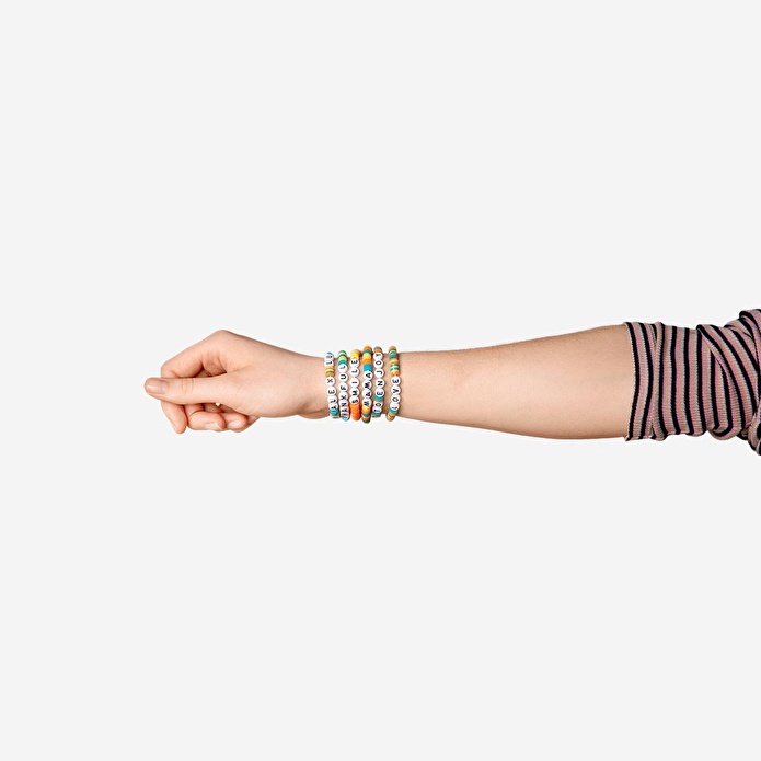 Flying Tiger Copenhagen Kendin Yap Harfli Bileklik Boncuğu Seti