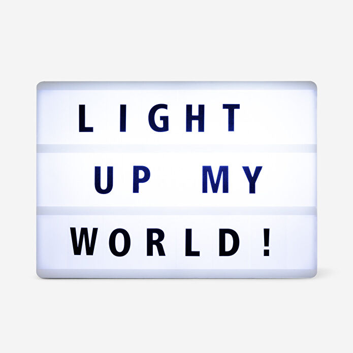 Flying Tiger Copenhagen A6 Led Işıklı Pano