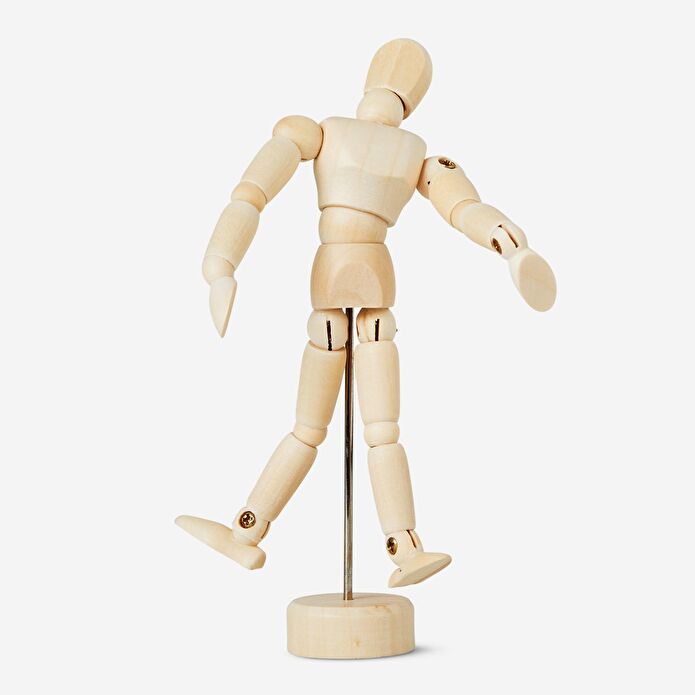 Flying Tiger Copenhagen Ahşap İnsan Modeli 13,5 cm