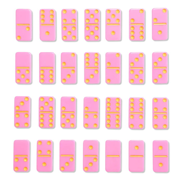 Flying Tiger Copenhagen Kutulu Pembe Domino Seti