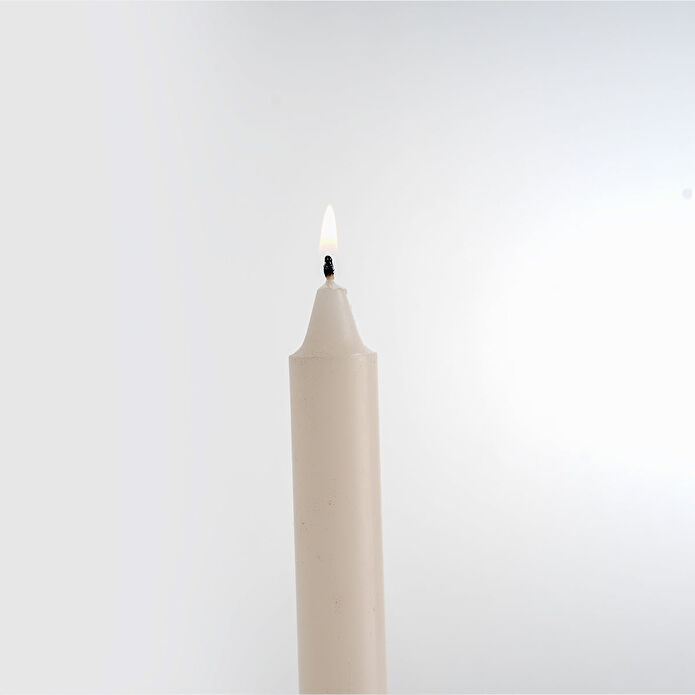 Flying Tiger Copenhagen Fildişi Rengi Şamdan Mumu 2,2 cm x 24 cm