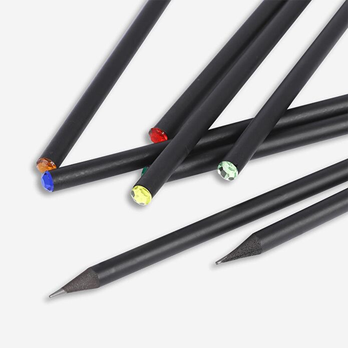 Flying Tiger Copenhagen 12'li Elmaslı Kurşun Kalem Seti