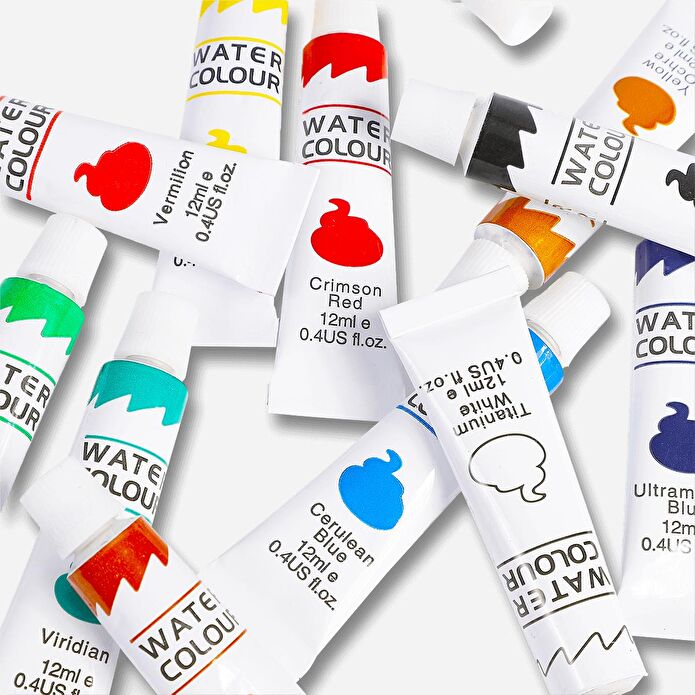 Flying Tiger Copenhagen 12'li Tüplü Sulu Boya Seti