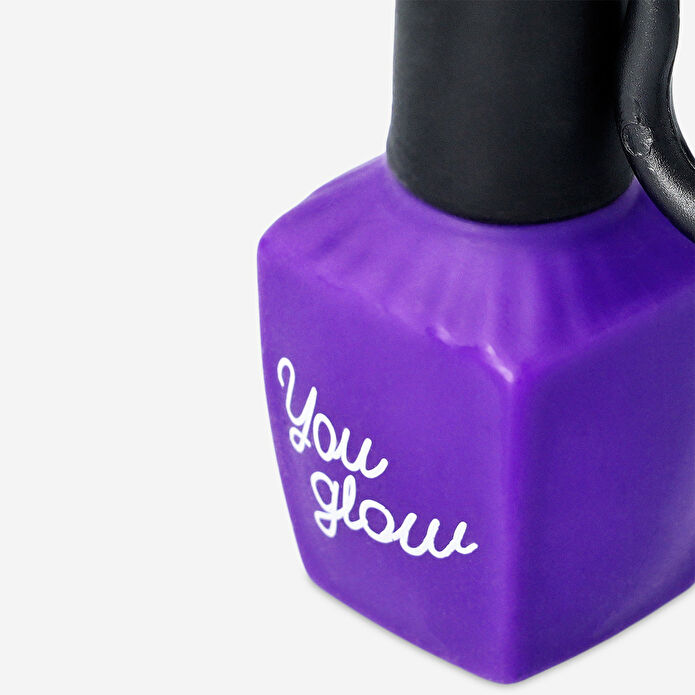 Flying Tiger Copenhagen Oje Şişesi Şeklinde Yumuşak Mor Anahtarlık