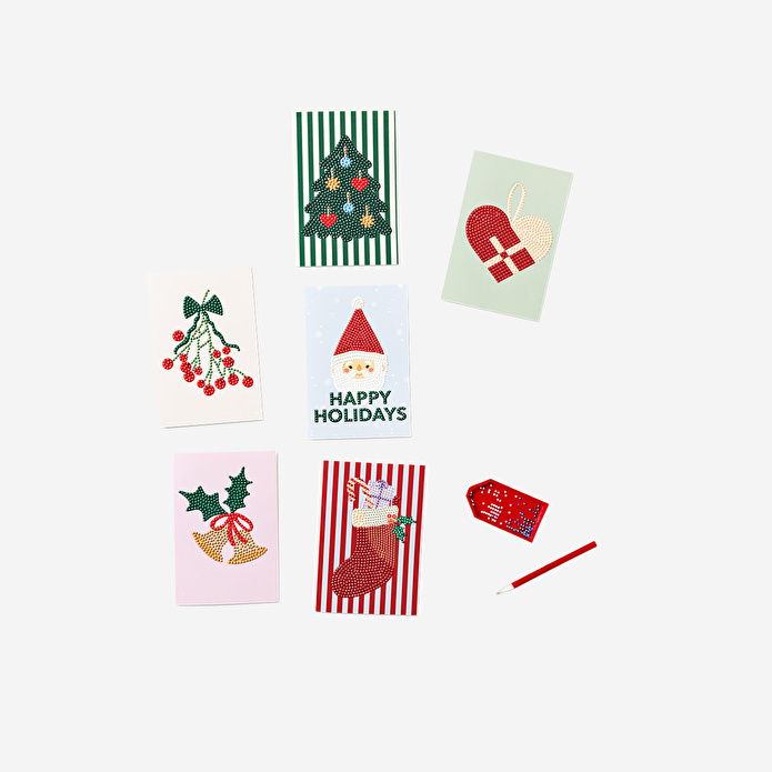 Flying Tiger Copenhagen Kendin Yap Yılbaşı Kartpostal Kiti