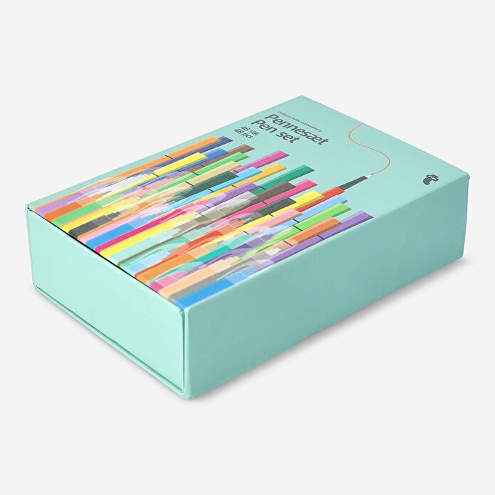 Flying Tiger Copenhagen 48'li İnce Uçlu ve Tükenmez Kalem Seti