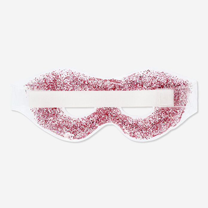 Flying Tiger Copenhagen Parıldayan Pembe Soğutucu Jel Göz Maskesi