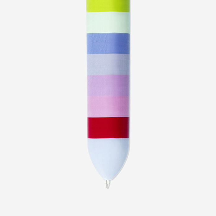 Flying Tiger Copenhagen Basmalı ve Kalpli Çok Renkli Tükenmez Kalem