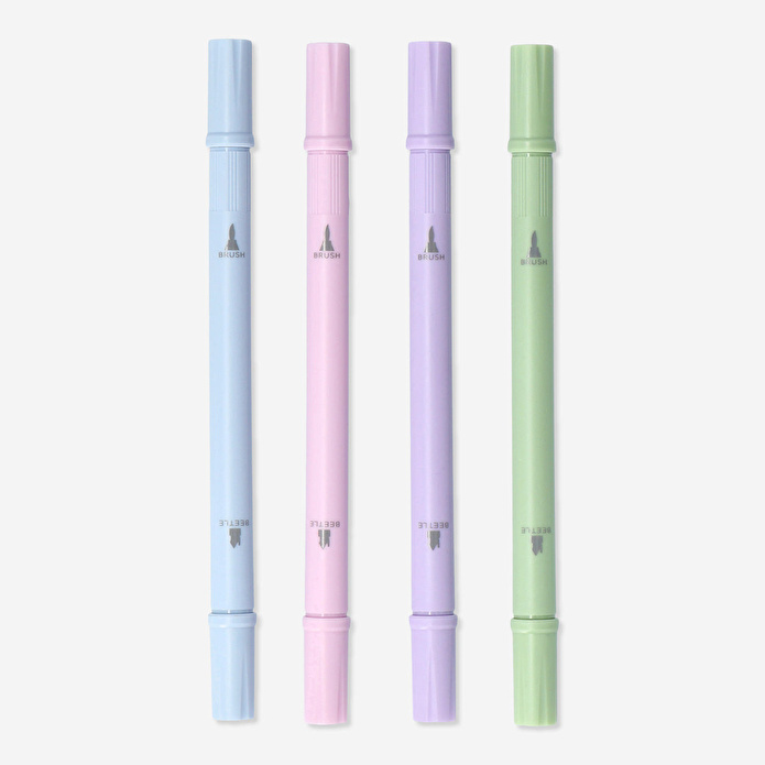 Flying Tiger Copenhagen Pastel Renkli 4'lü Fosforlu Kalem Seti