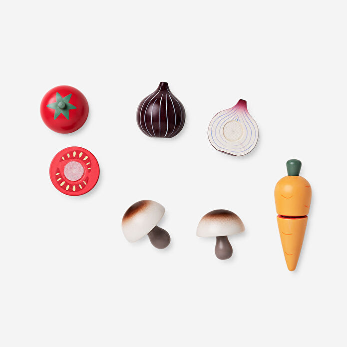 Flying Tiger Copenhagen Ahşap Sebze Kutusu Oyun Seti