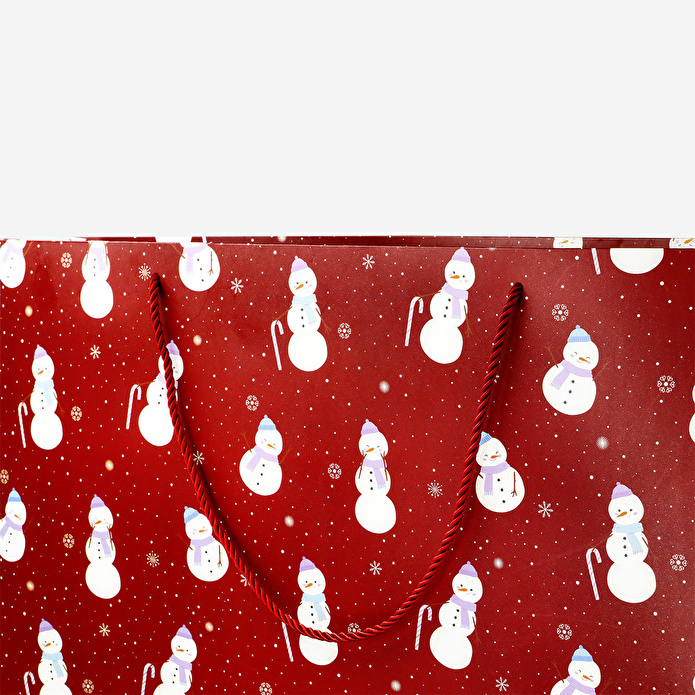 Flying Tiger Copenhagen Kardan Adam Desenli Büyük Hediye Çantası