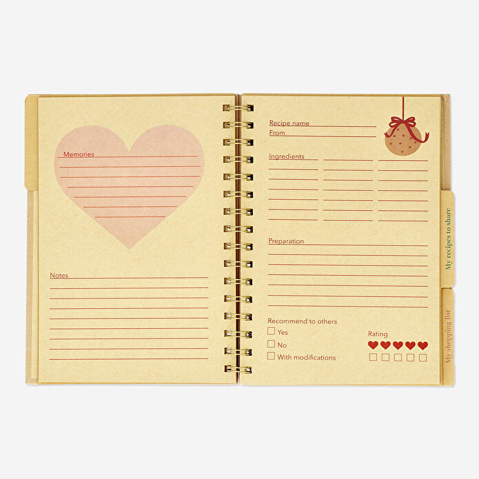 Flying Tiger Copenhagen Yılbaşı Temalı A5 Tarif Defteri