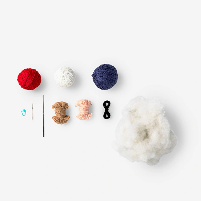 Flying Tiger Copenhagen Kendin Yap Yılbaşı Penguen Tığ İşi Kiti