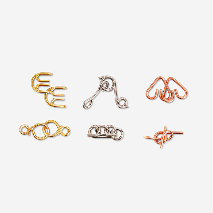 Flying Tiger Copenhagen 6'lı Metal Zeka Bulmacası