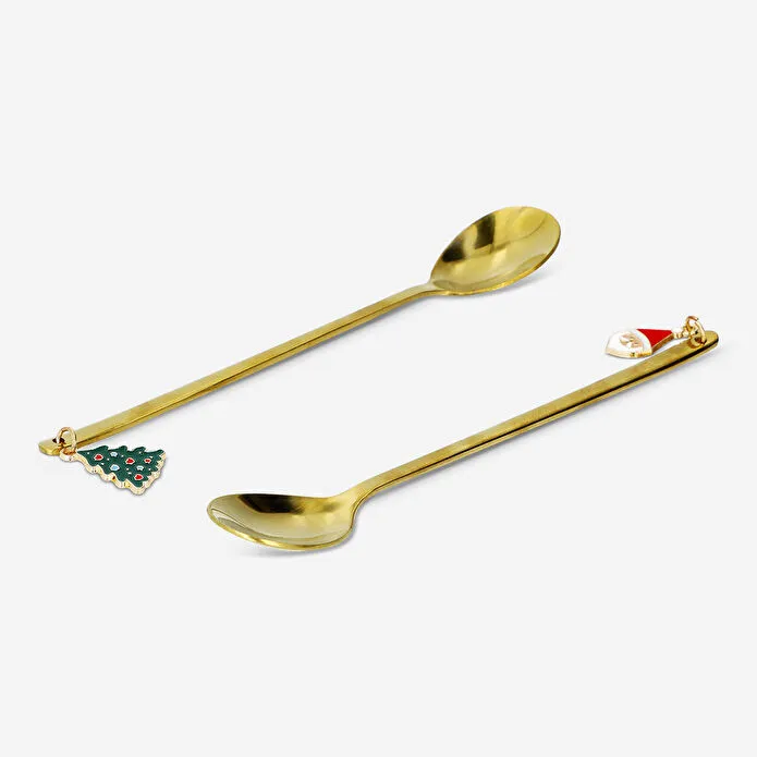 Flying Tiger Copenhagen Altın Renkli Kaşık Seti