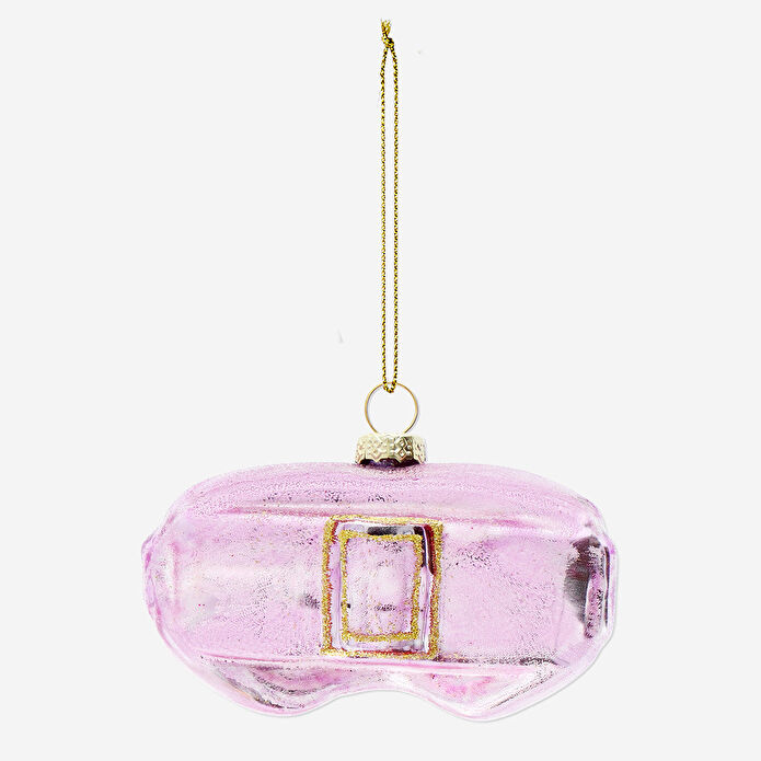 Flying Tiger Copenhagen Pembe Kayak Gözlüğü Yılbaşı Ağacı Süsü