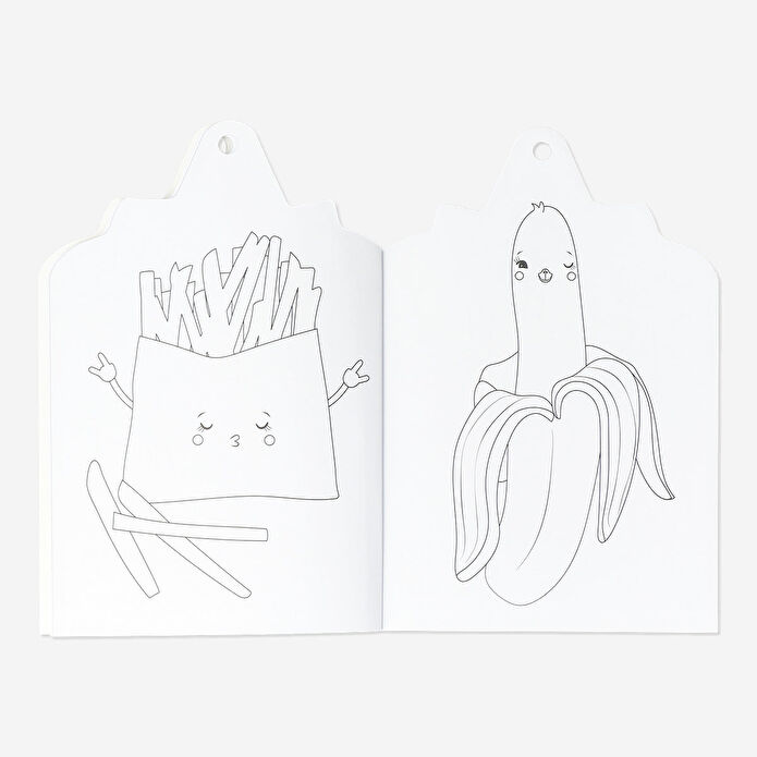 Flying Tiger Copenhagen Çilek Şekilli Boyama Kitabı