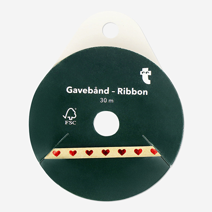 Flying Tiger Copenhagen Kalp Desenli Kurdele 30 m